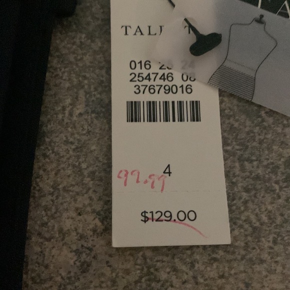 Talbots low rise navy dress pants - Picture 6 of 6